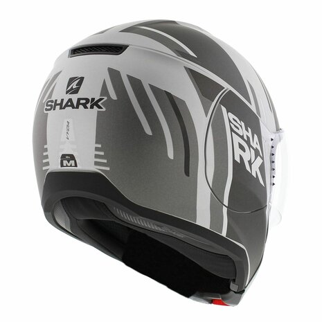 Shark Evojet Helm Vyda mat zilver antraciet zwart