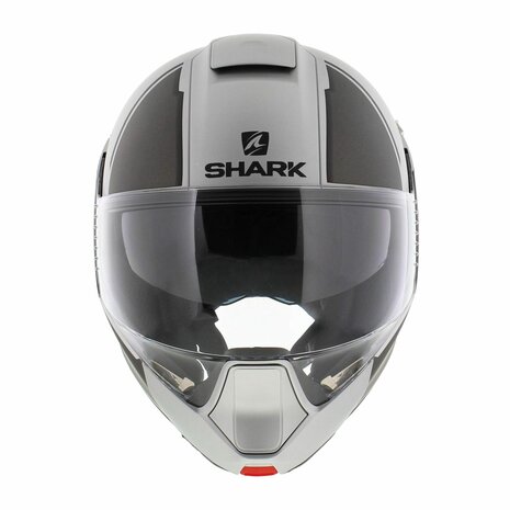 Shark Evojet Helm Vyda mat zilver antraciet zwart