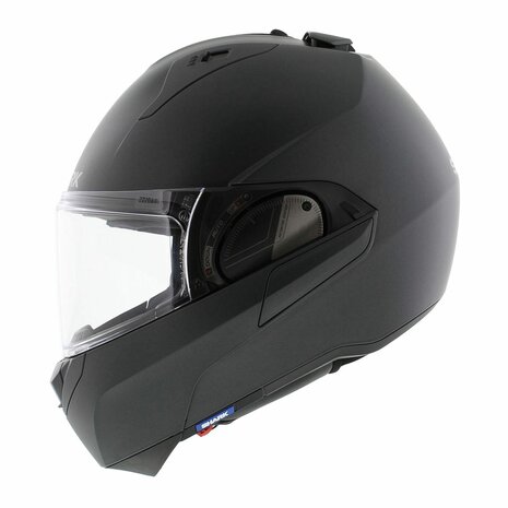 Shark Evo ES systeemhelm motorhelm mat antraciet - Maat XS