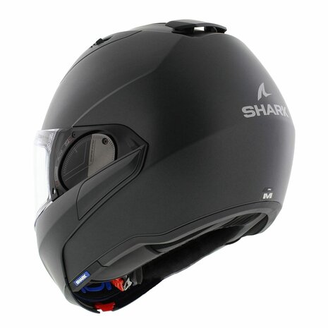 Shark Evo ES systeemhelm motorhelm mat antraciet - Maat XS