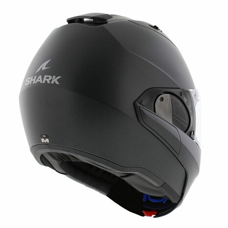 Shark Evo ES systeemhelm motorhelm mat antraciet - Maat XS