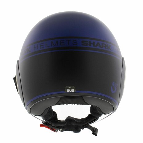 Shark Nano Jethelm Street Neon mat blauw zwart - Maat XS