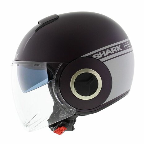 Shark Nano Jethelm Street Neon mat paars zilver - Maat XS
