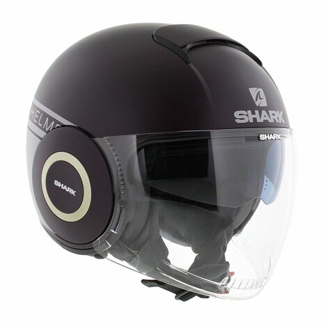 Shark Nano Jethelm Street Neon mat paars zilver - Maat XS