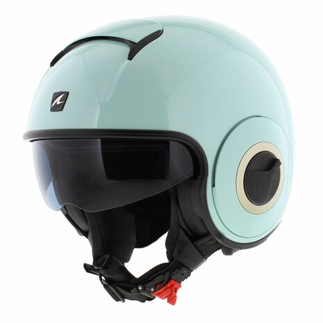 Shark Nano jethelm glans groen - Maat XS