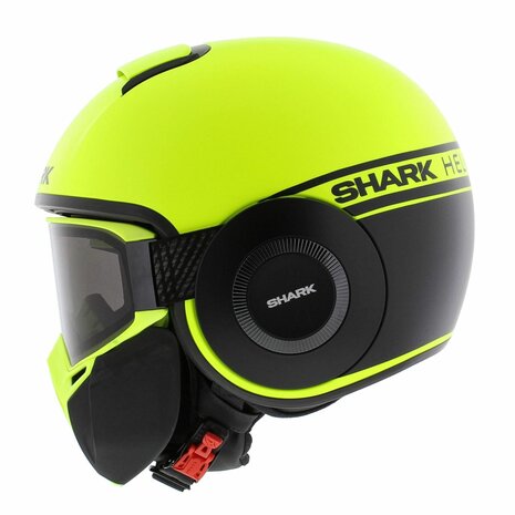 Shark Helm Street Drak Neon serie mat geel zwart - Maat XS