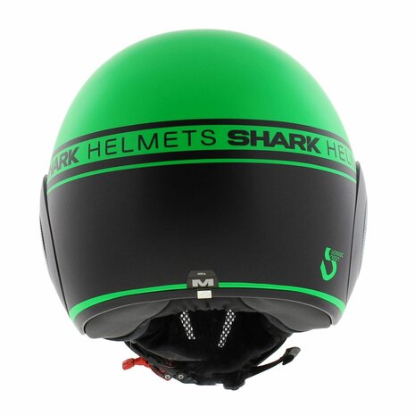 Shark Helm Street Drak Neon serie mat groen zwart
