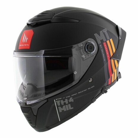 MT Thunder 4 SV Integraal helm Mil mat zwart