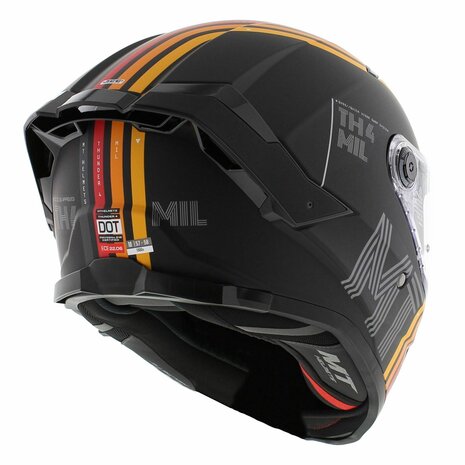 MT Thunder 4 SV Integraal helm Mil mat zwart