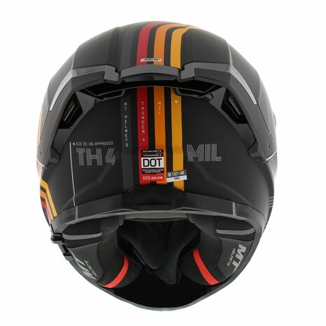 MT Thunder 4 SV Integraal helm Mil mat zwart