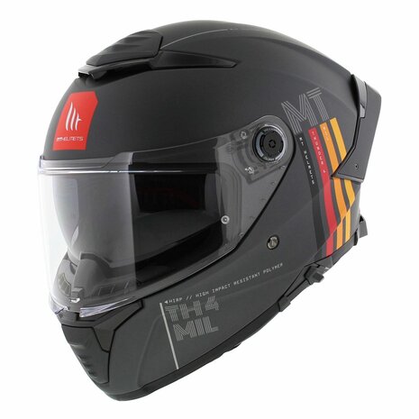 MT Thunder 4 SV Integraal helm Mil mat grijs