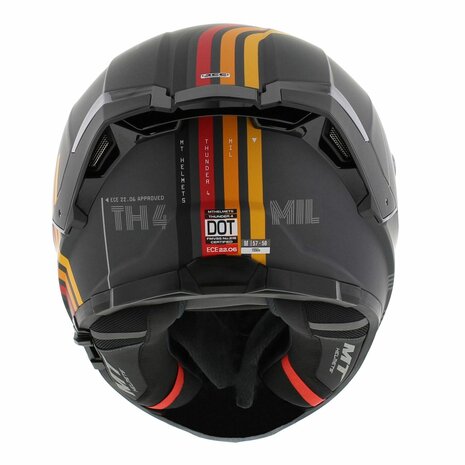 MT Thunder 4 SV Integraal helm Mil mat grijs