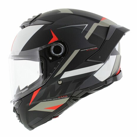 MT Thunder 4 SV Integraal helm Exeo mat zwart rood