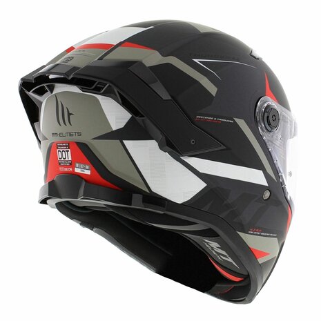 MT Thunder 4 SV Integraal helm Exeo mat zwart rood