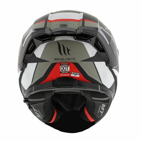 MT Thunder 4 SV Integraal helm Exeo mat zwart rood