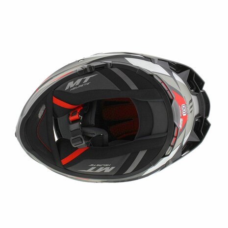 MT Thunder 4 SV Integraal helm Exeo mat zwart rood