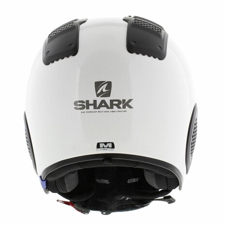 Shark X-Drak Trial helm glans wit - Maat XS