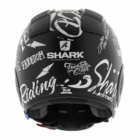 Shark X-Drak Helm Freestyle Cup mat zwart wit - Maat S