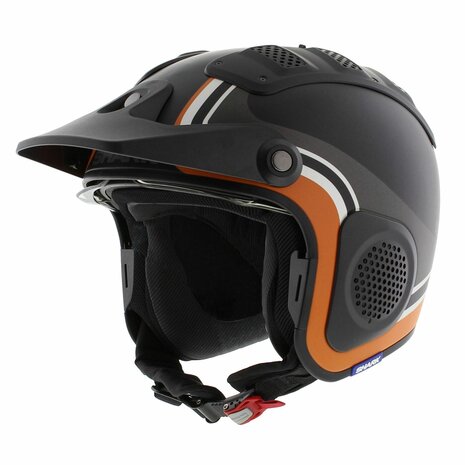 Shark X-Drak Trial Helm Hister mat zwart antraciet oranje