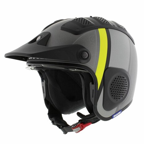 Shark X-Drak Trial Helm Terrence mat antraciet geel