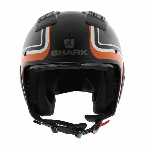 Shark X-Drak 2 Trial helm Hister mat zwart antraciet oranje