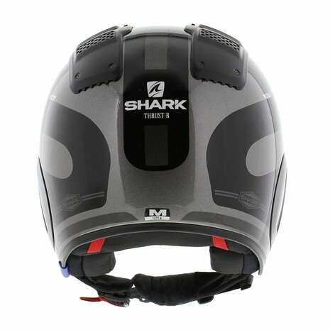 Shark X-Drak 2 Trail Helm Thrust-R glans antraciet zwart
