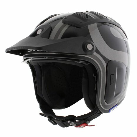 Shark X-Drak 2 Trail Helm Thrust-R glans antraciet zwart - Maat XS