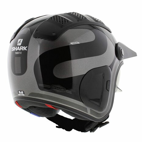 Shark X-Drak 2 Trail Helm Thrust-R glans antraciet zwart - Maat XS