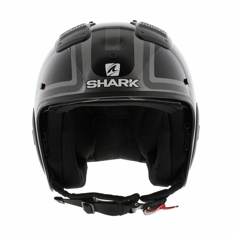 Shark X-Drak 2 Trail Helm Thrust-R glans antraciet zwart