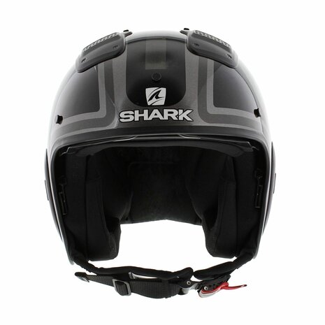 Shark X-Drak 2 Trail Helm Thrust-R glans antraciet zwart - Maat XS