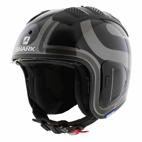 Shark X-Drak 2 Trail Helm Thrust-R glans antraciet zwart