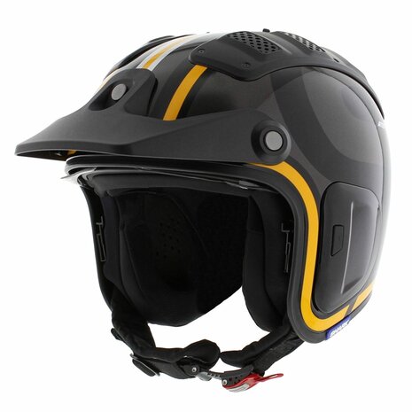 Shark X-Drak 2 Trial Helm Thrust-R glans zwart antraciet oranje - Maat XS