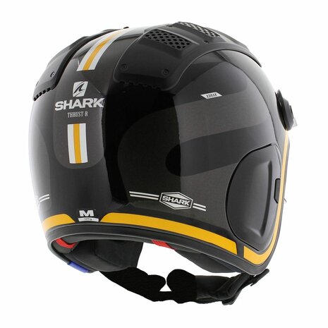 Shark X-Drak 2 Trial Helm Thrust-R glans zwart antraciet oranje - Maat XS