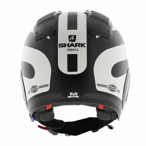 Shark X-Drak 2 Trial Helm Thrust-R mat zwart wit antraciet