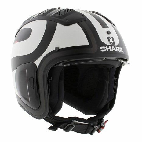 Shark X-Drak 2 Trial Helm Thrust-R mat zwart wit antraciet