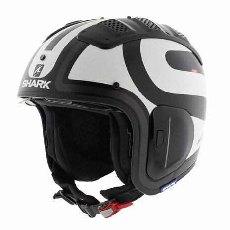 Shark X-Drak 2 Trial Helm Thrust-R mat zwart wit antraciet - Maat XS