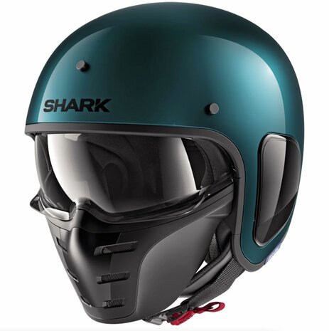 Shark S-Drak helm glans parel groen