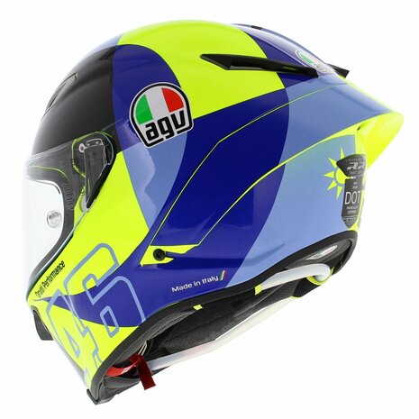 AGV Pista GP RR Motorhelm Valentino Rossi Soleluna 2022 (2206) - Maat XXL