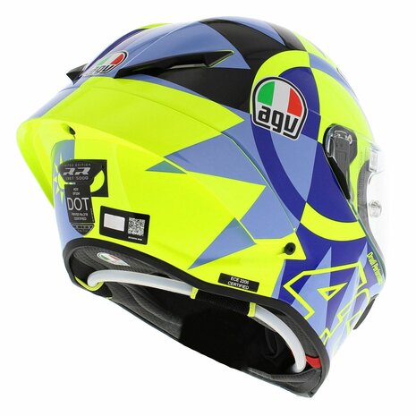 AGV Pista GP RR Motorhelm Valentino Rossi Soleluna 2022 (2206) - Maat XXL