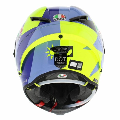 AGV Pista GP RR Motorhelm Valentino Rossi Soleluna 2022 (2206) - Maat XXL