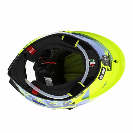 AGV Pista GP RR Motorhelm Valentino Rossi Soleluna 2022 (2206) - Maat XXL