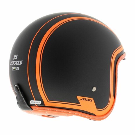 Axxis-Hornet-SV-jethelm-Royal-mat-zwart-oranje-rechtsachter