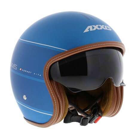 Axxis-Hornet-SV-jethelm-Vita-mat-blauw-rechtsvoor