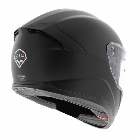 Vito Grande (grote maat) integraalhelm mat zwart - Motorhelm Scooterhelm