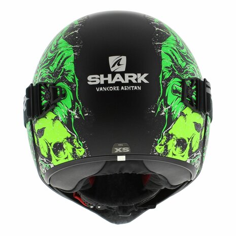 Shark Vancore helm Ashtan mat zwart groen