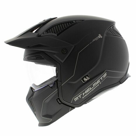 MT Streetfighter S SV helm mat zwart (Full Black Edition)