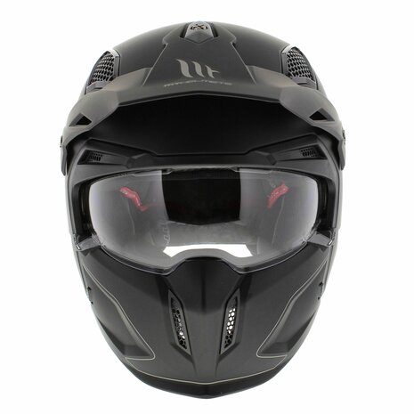 MT Streetfighter S SV helm mat zwart (Full Black Edition)