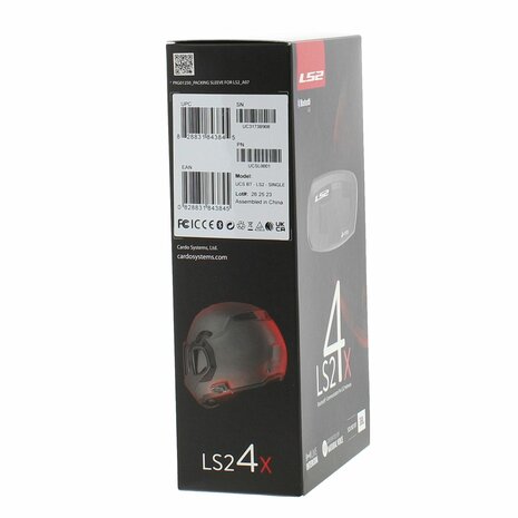 LS2 Intercom 4X - Bluetooth motorhelm communicatie systeem Cardo met JBL Sound