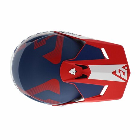 Answer AR1 V2 crosshelm Bold mat blauw rood