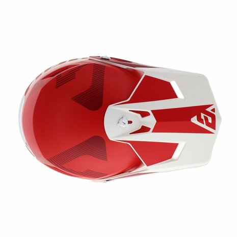 Answer AR1 V2 crosshelm Bold mat rood wit - Maat M
